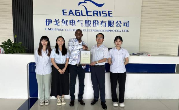 Distributorship Award From Eaglerise Electric & Electronic